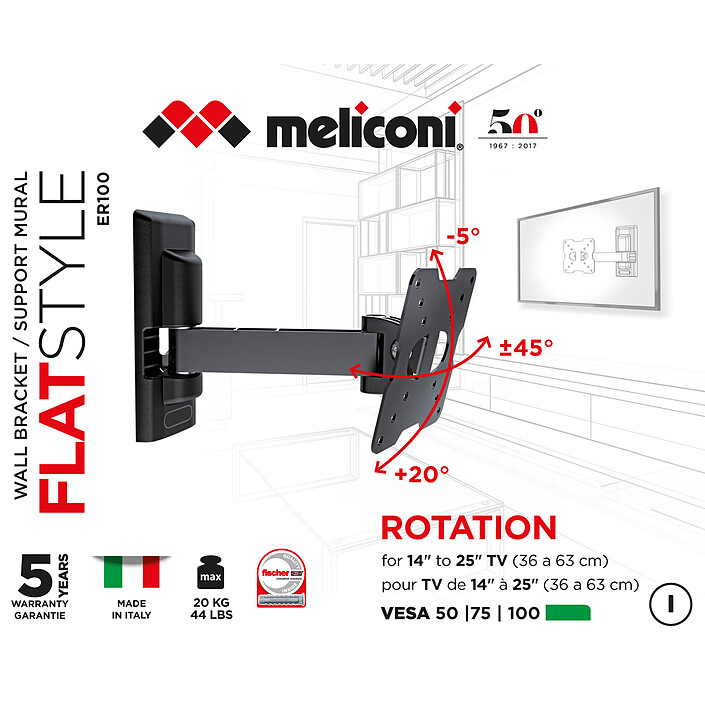 Meliconi ER-100 FLAT pas cher