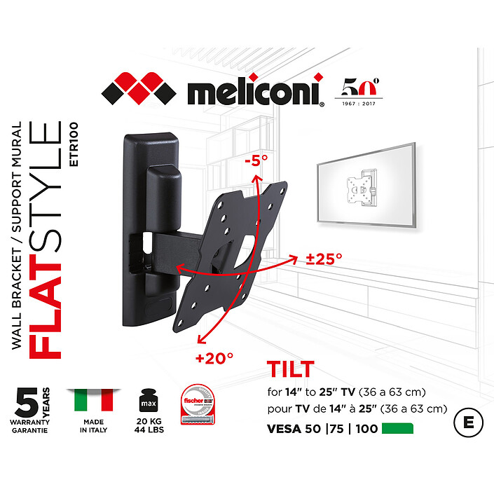 Meliconi ETR-100 FLAT pas cher