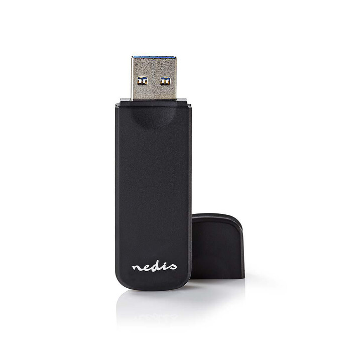 Nedis Lecteur Multicartes USB 3.0 (CRDRU3100BK)