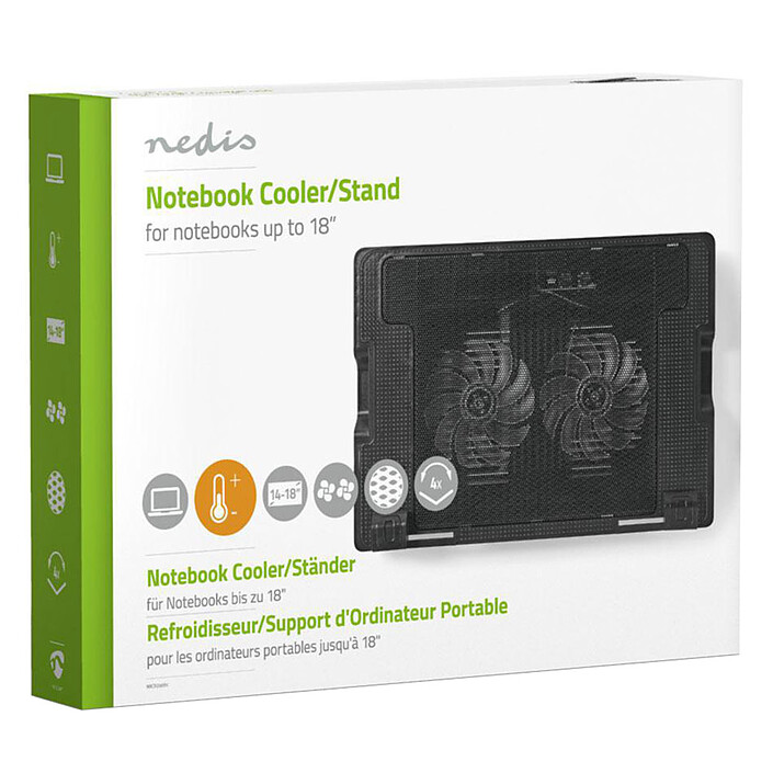 Nedis Notebook Cooler Stand pas cher