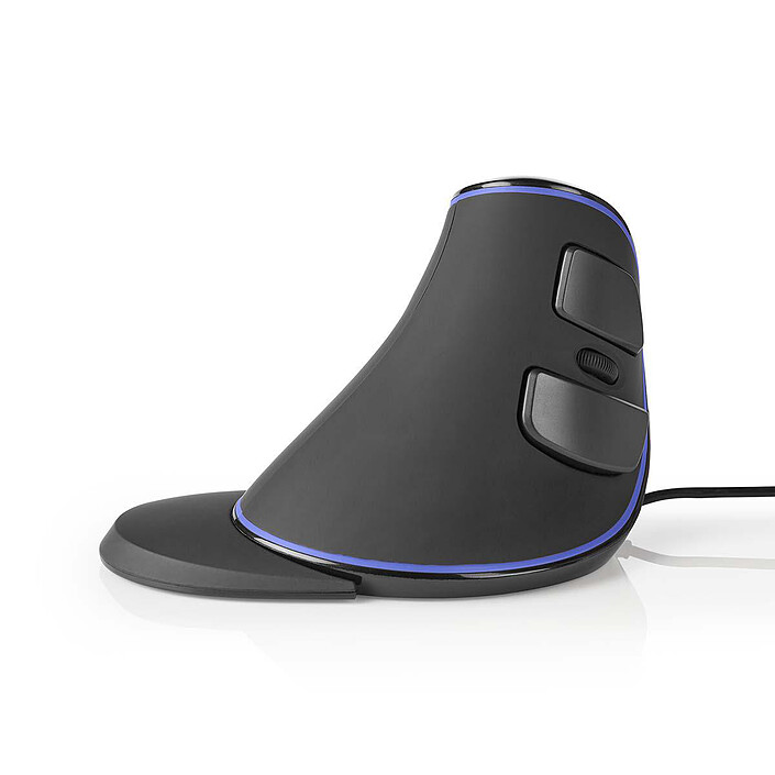 Nedis Wired Mouse Ergonomico Nero (ERGOMSWD200BK)