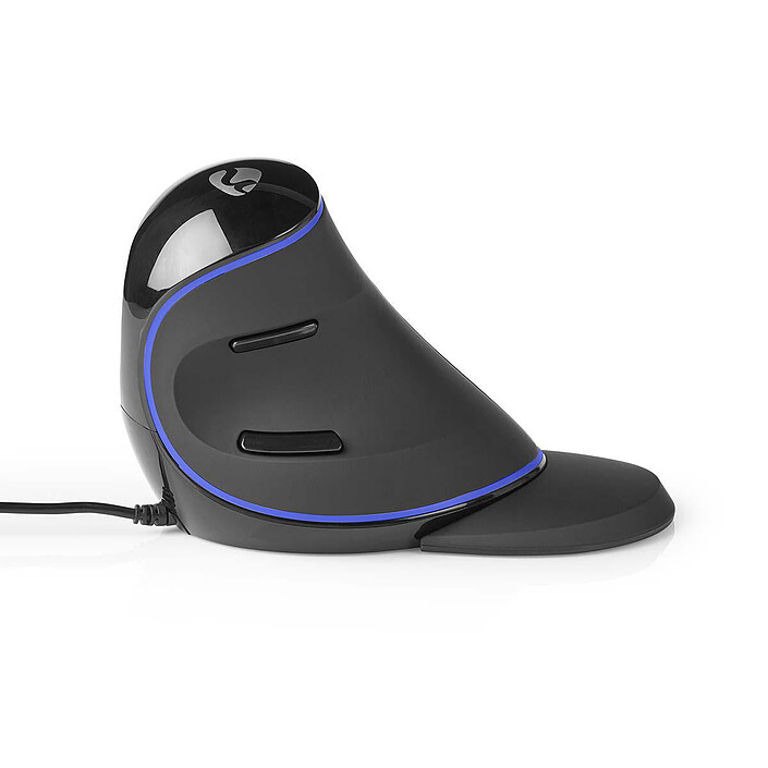 Nota Nedis Wired Mouse Ergonomico Nero (ERGOMSWD200BK)