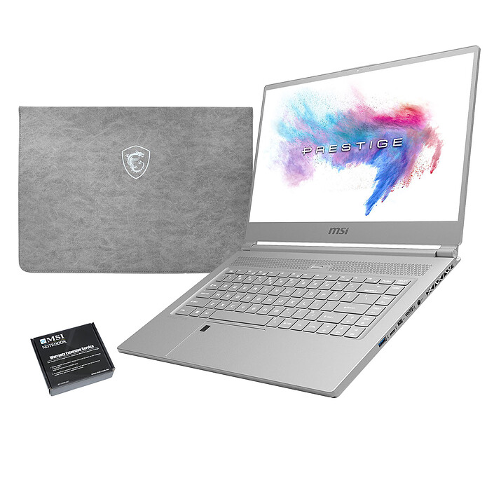 MSI P65 8RE-018FR Creator + MSI Sleeve Bag OFFERT + Extension de garantie 1 an supplémentaire