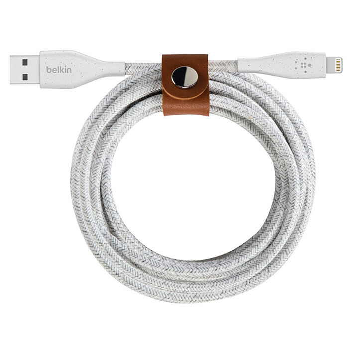Belkin DuraTek Plus Cavo da Lightning a USB - 3m (bianco)