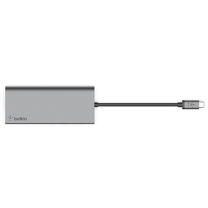 Avis Belkin Station d'accueil USB-C Multimédia Hub avec RJ45 passthrough 60 W
