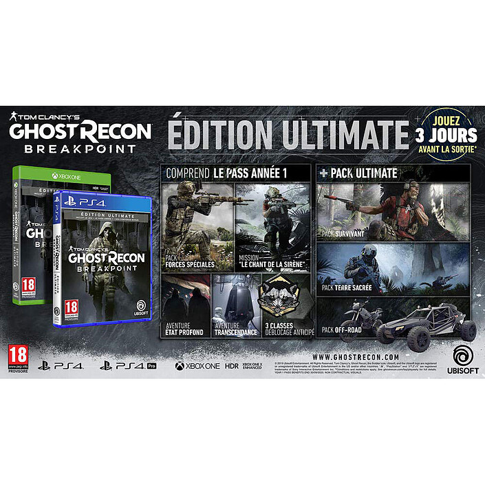  Tom Clancy's Ghost Recon : Breakpoint - Ultimate Edition (Xbox One)