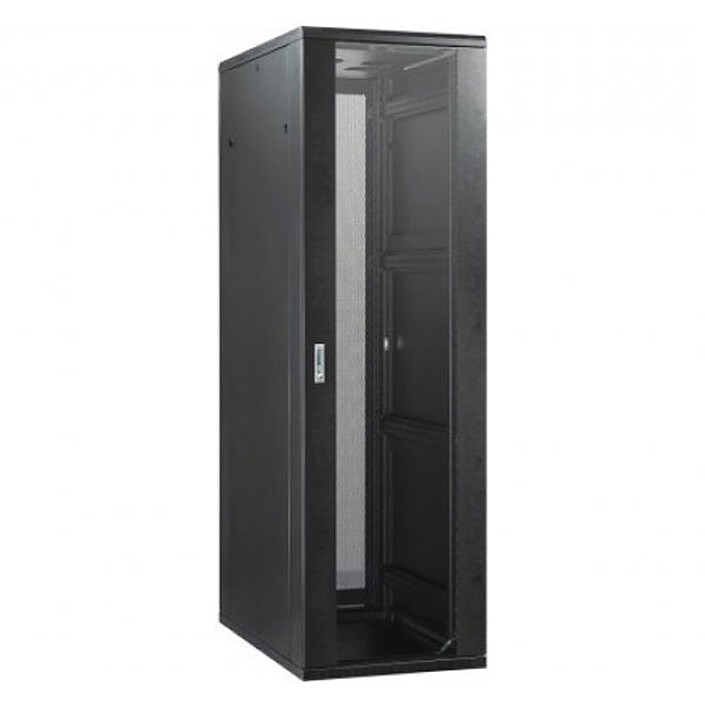 Dexlan baie réseau 19" - 800 x 800 cm - hauteur 42U - charge utile 400 kg - coloris noir