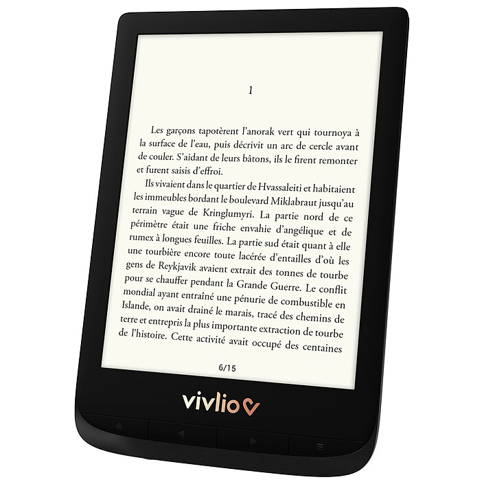 Avis Vivlio Touch Lux 4 Noir + Pack d'eBooks OFFERT