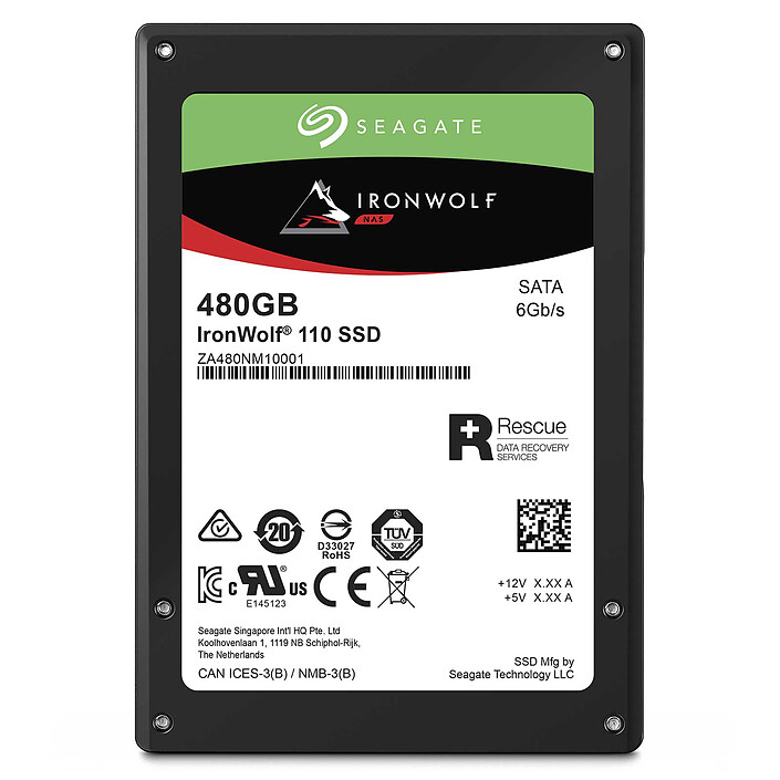 Acheter Seagate SSD IronWolf 110 480 Go