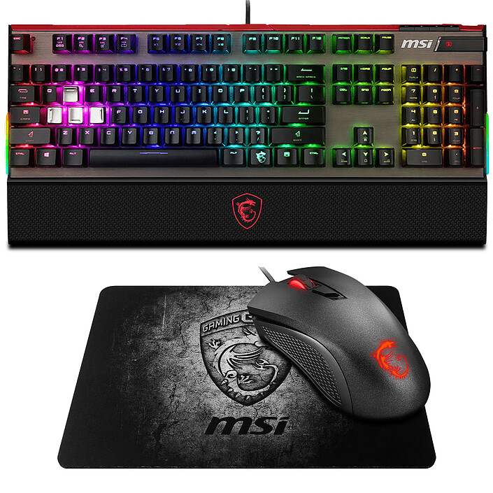 MSI Vigor GK80 CR (MX Red) + Clutch GM10 et Shield OFFERTS !
