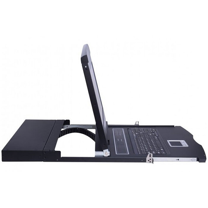 Review Dexlan 1U double rail server rack console