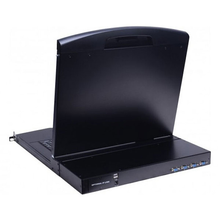 Acheter Dexlan console rackable double rail 1U pour serveur