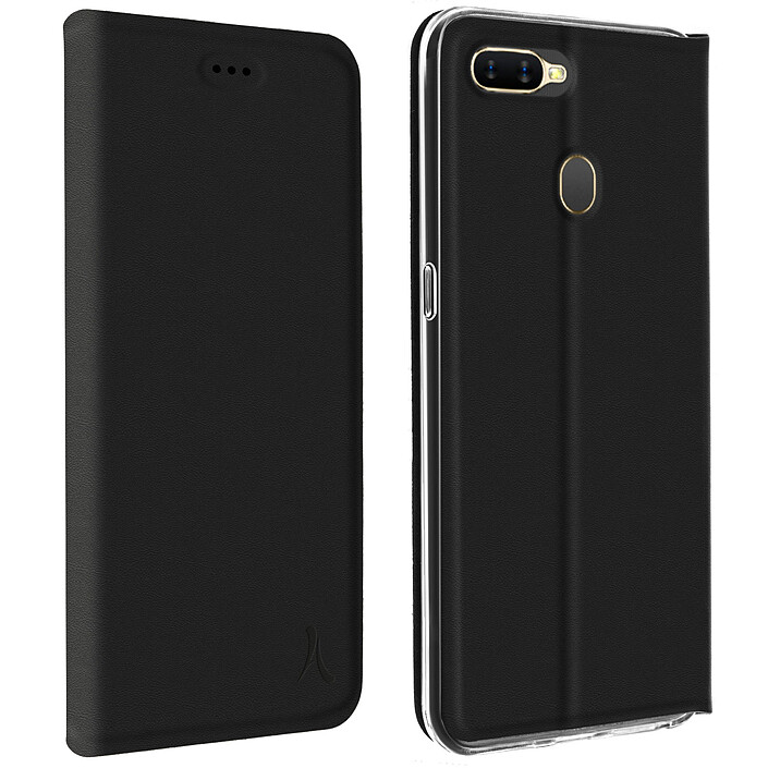 Akashi Etui Folio Porte Carte Noir OPPO AX7