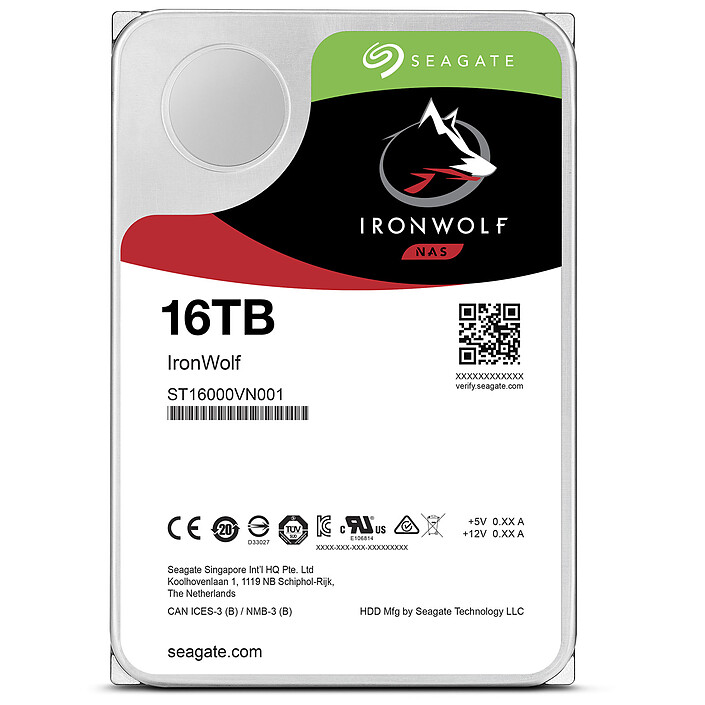 Acheter Seagate IronWolf 16 To (ST16000VN001)