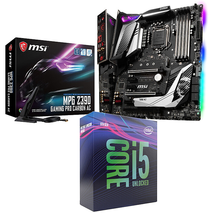 Kit Upgrade PC Core i5K MSI MPG Z390 GAMING PRO CARBON AC