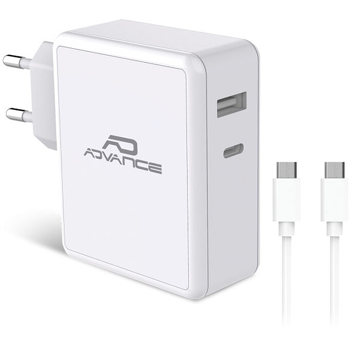 Advance PowerFlex Caricatore da parete USB-C e USB-A 45W (bianco)