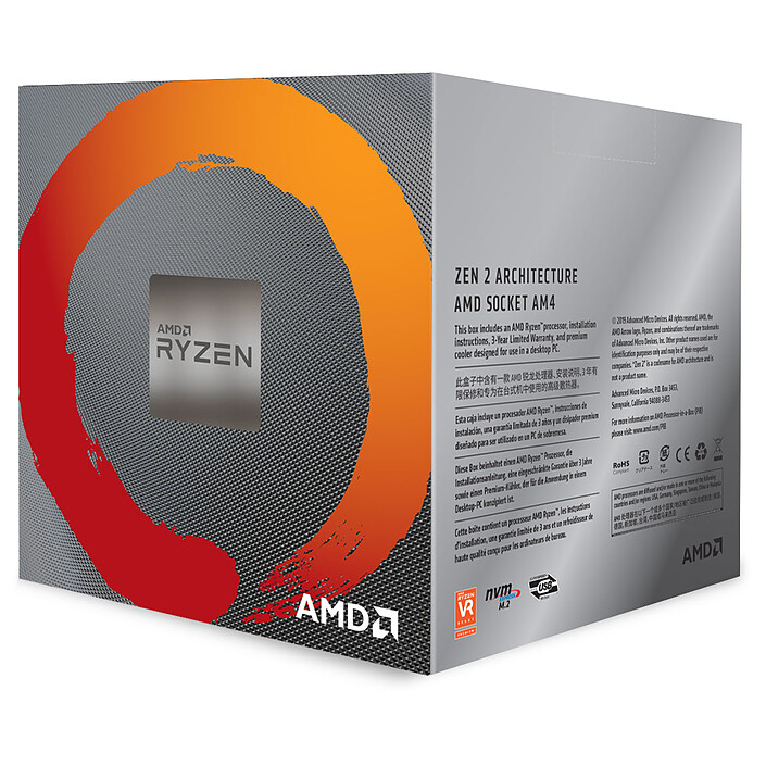 Avis AMD Ryzen 7 3800X Wraith Prism LED RGB (3.9 GHz / 4.5 GHz)