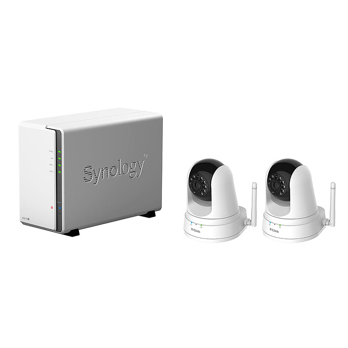 Synology DiskStation DS218j + D-Link DCS-5000L x 2