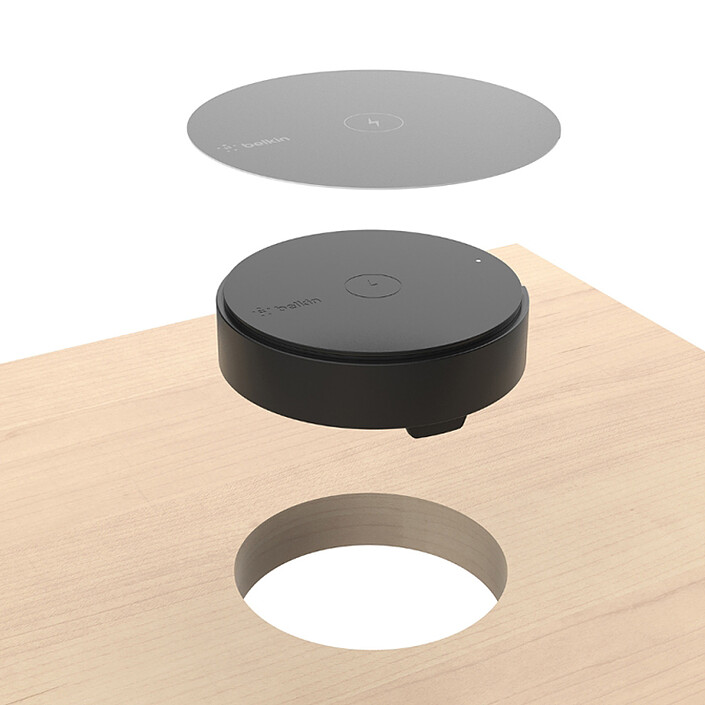 Belkin système de recharge à induction BOOST UP avec installation encastrée / dissimulée