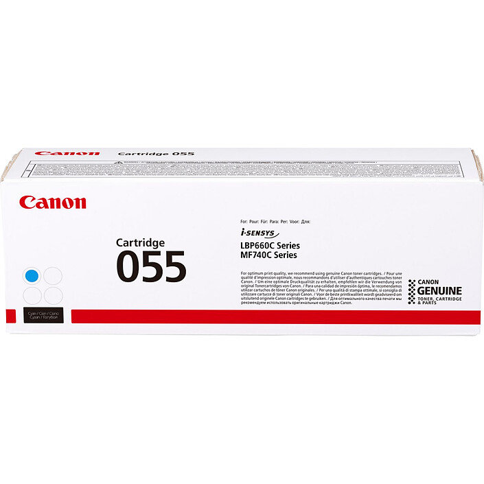 Avis Canon 055 - Cyan