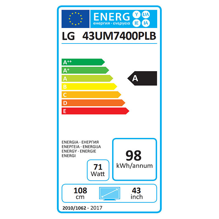 LG 43UM7400 pas cher