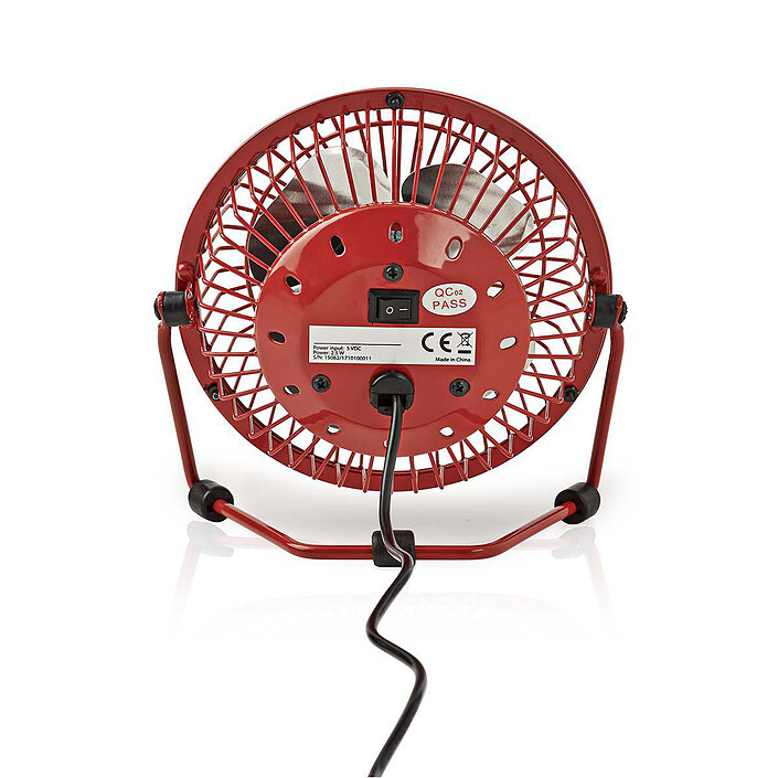 Avis Nedis Mini-Fan (Rouge)
