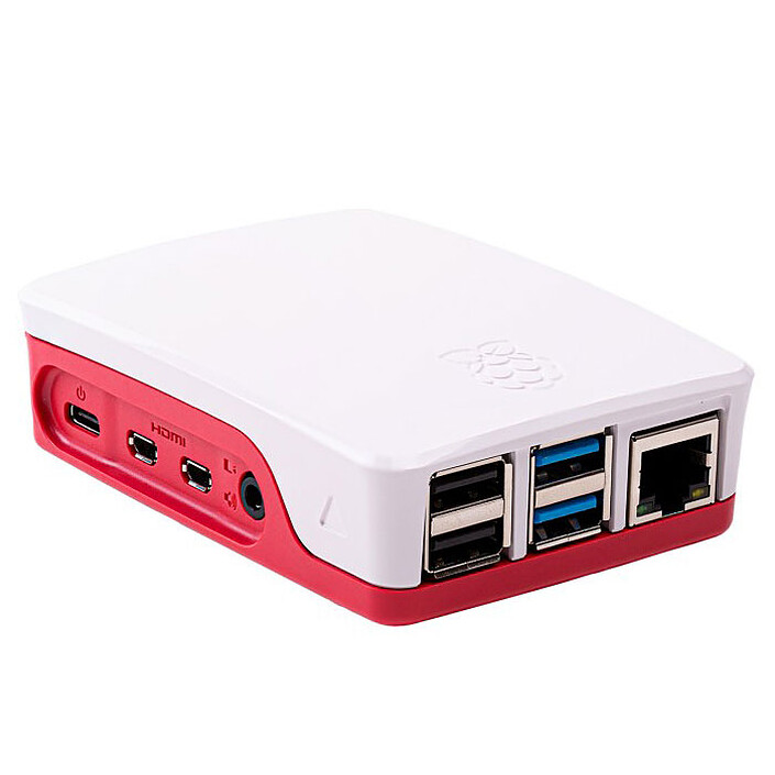 Custodia Raspberry Pi 4B bianca