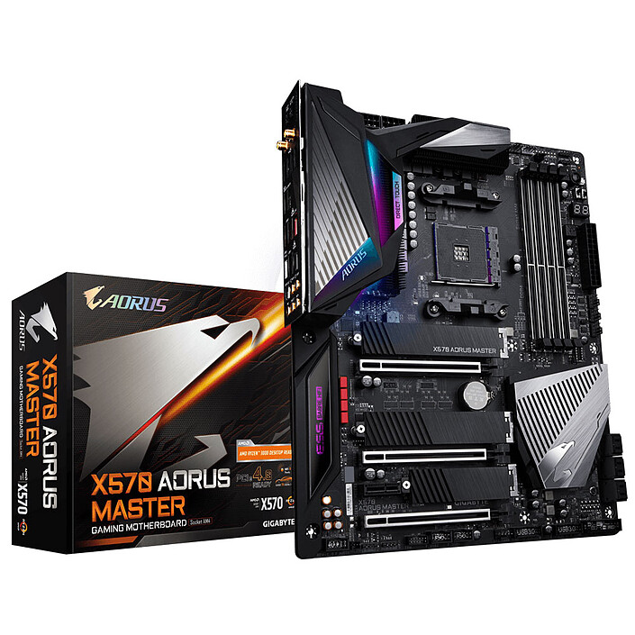 Gigabyte X570 AORUS MASTER avec mise à jour de BIOS