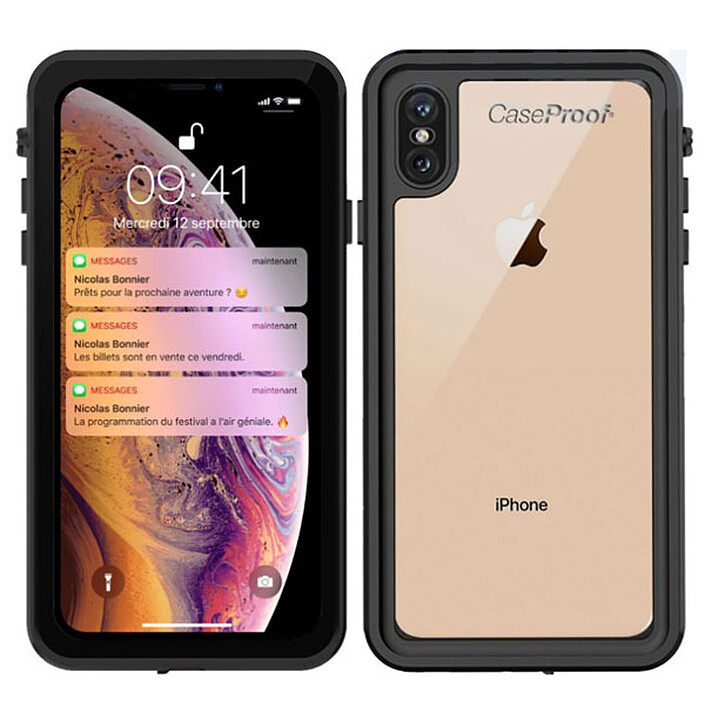 CaseProof Serial Case Waterproof Noir Apple iPhone X/XS