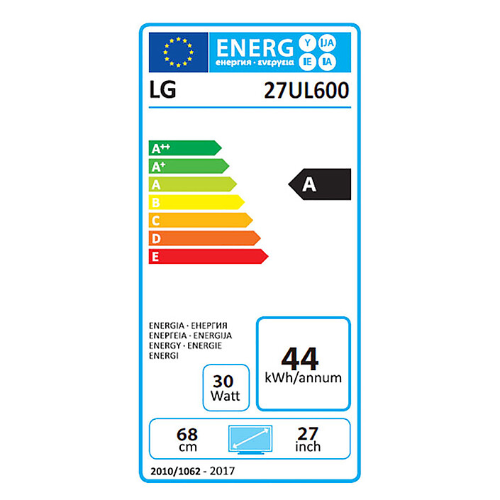 LG 27" LED 27UL600-W pas cher