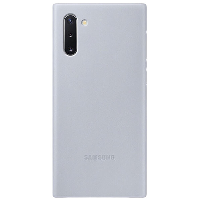 Custodia in pelle Samsung Galaxy Note 10 Grigio