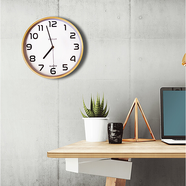 Avis Unilux Horloge Baltic Blanc/Bois