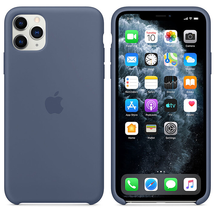 Apple Coque en silicone Bleu d'Alaska Apple iPhone 11 Pro Max