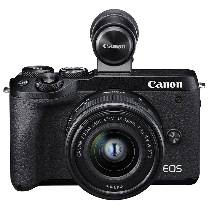 Canon EOS M6 Mark II Black 15-45mm Viewfinder