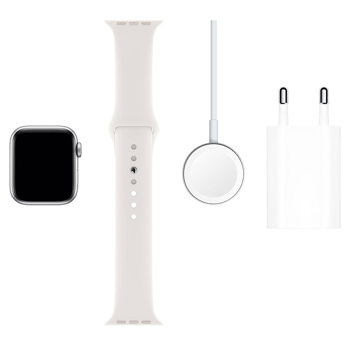 Comprar Apple Watch Series 5 GPS + Cellular Aluminio Plato Pulsera Deportiva Blanca 40 mm
