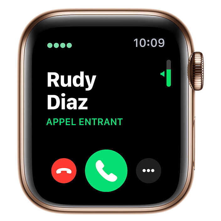 Avis Apple Watch Series 5 GPS + Cellular Acier Or Bracelet Milanais Or 40 mm