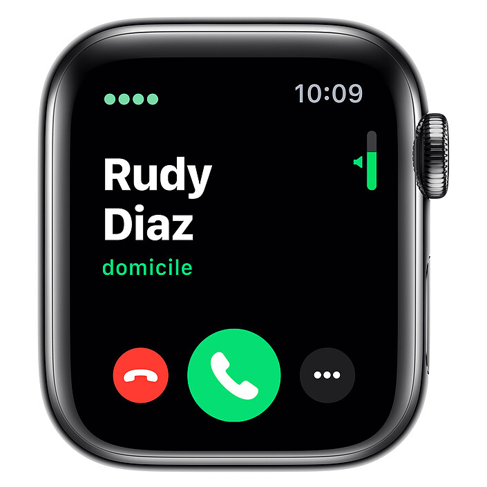 Avis Apple Watch Series 5 GPS Cellular Steel Black Sport Band 40 mm