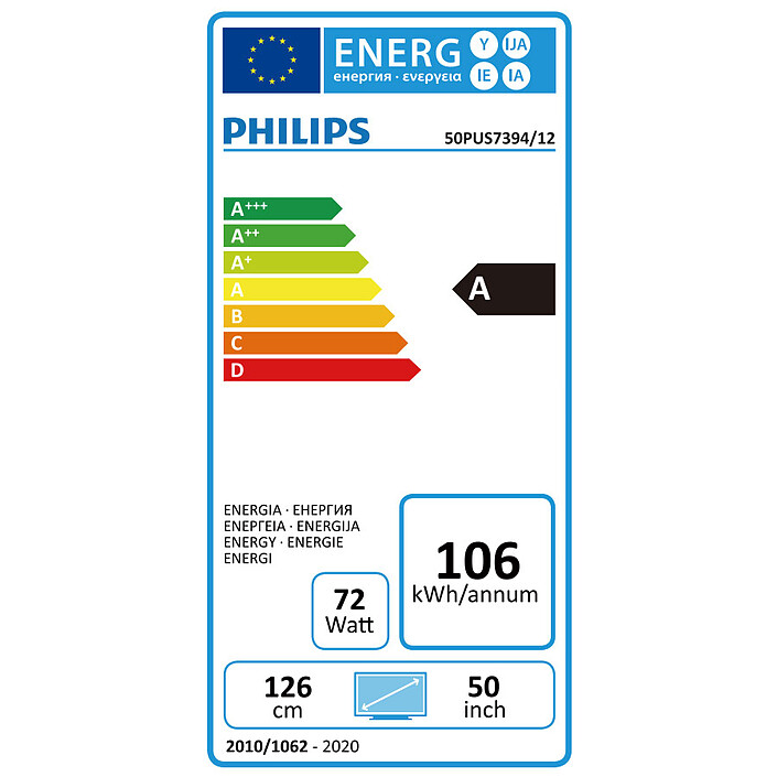 Acheter Philips 50PUS7394