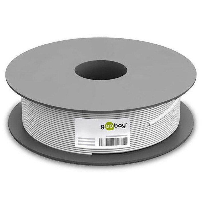 Goobay cavo di rete categoria 6 S/FTP (PiMF) 305 metri (Grigio)