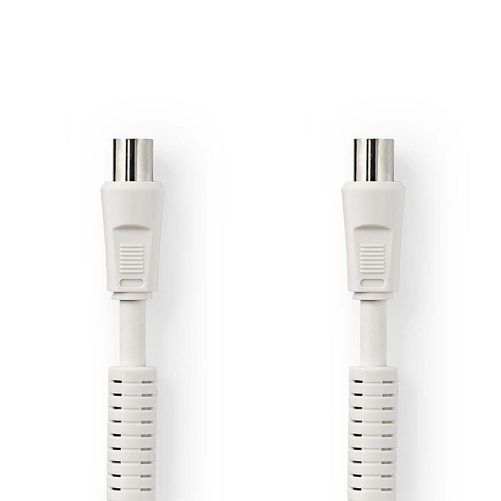 Nedis Câble coaxial 120 dB mâle/femelle pour antenne TV (15 mètres)