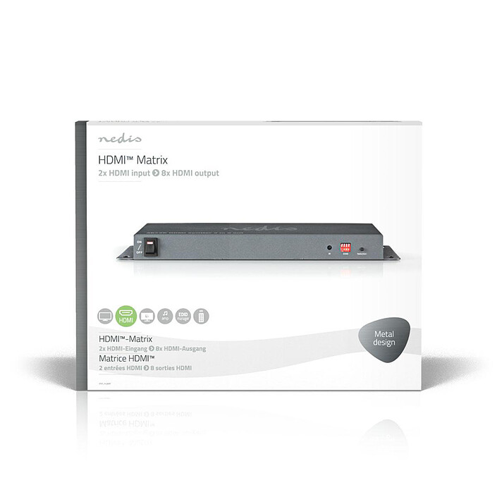 Acheter Nedis HDMI Matrix 2 x 8