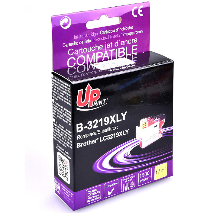 UPrint Cartouche compatible Brother LC3219XLY (Jaune)