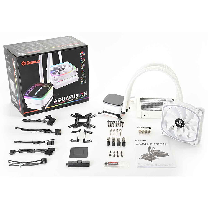 Enermax AquaFusion White 120 ARGB pas cher