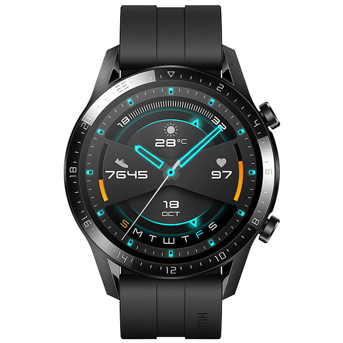 Huawei Watch GT 2 (46 mm / Fluorolastomero / Nero)