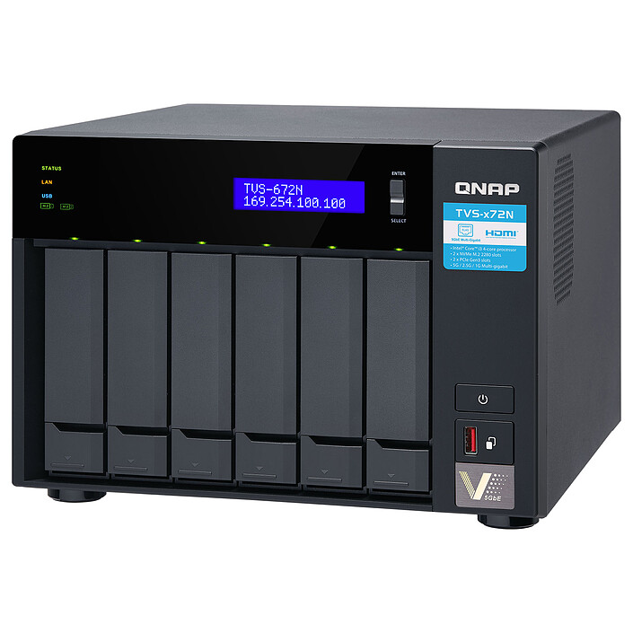 Acheter QNAP TVS-672N-I3-4G