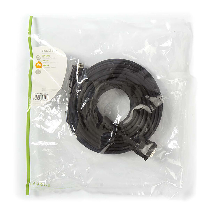 Avis Nedis Câble VGA HD mâle / mâle (15 m)