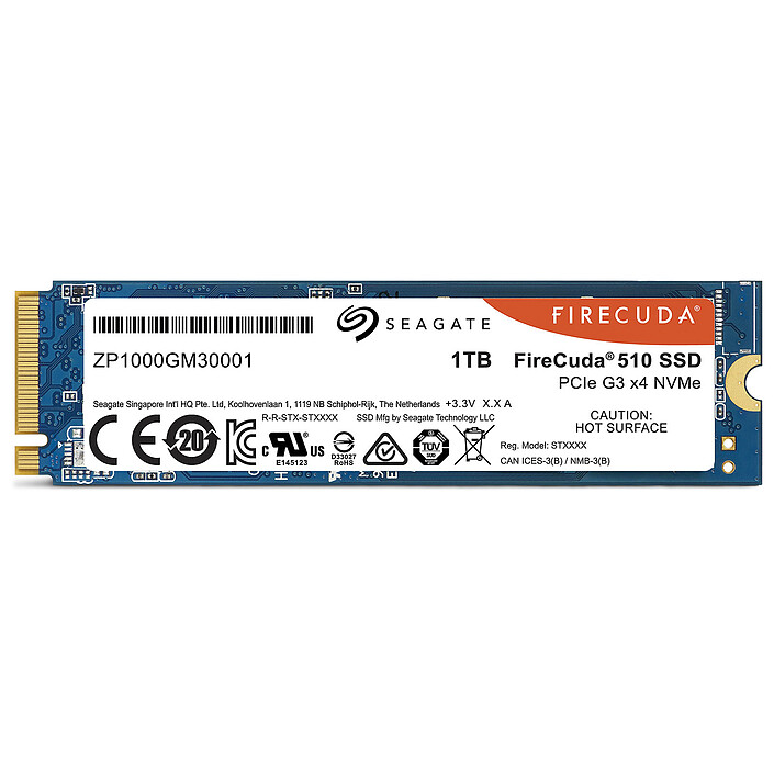 Acheter Seagate SSD FireCuda 510 M.2 PCIe NVMe 1 To