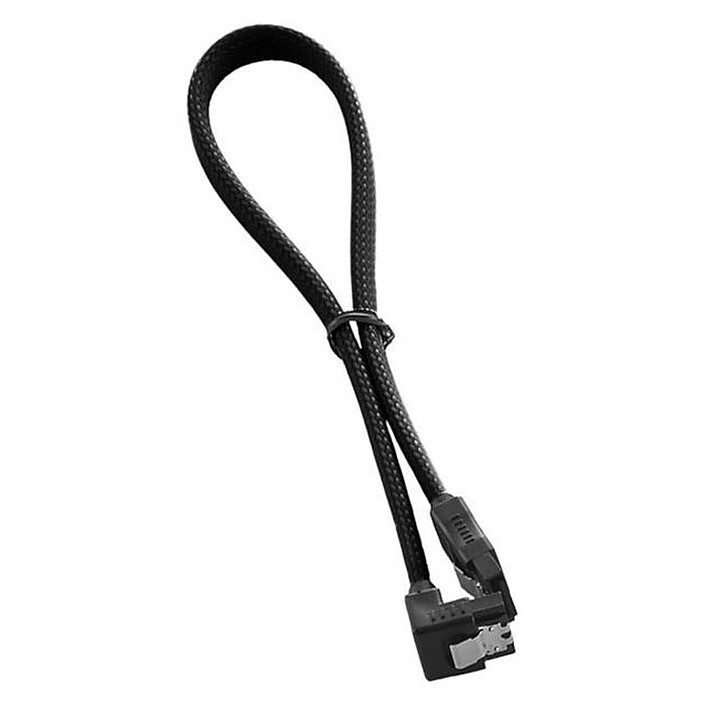 CableMod ModMesh Right Angle SATA 3 Cable 30cm Noir