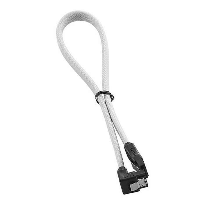 CableMod ModMesh Right Angle SATA 3 Cable 30cm Blanc