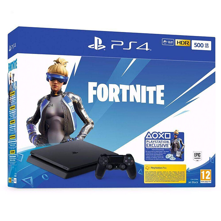 Sony PlayStation 4 Slim (500GB) + Fortnite + 2ª DualShock